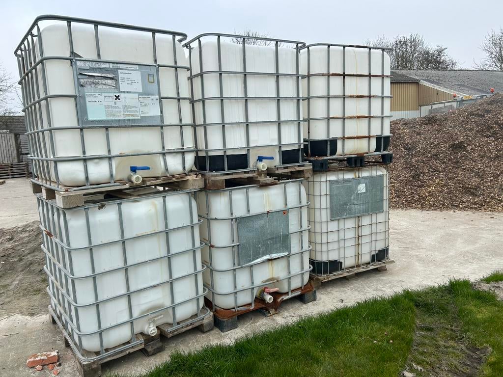 10x IBC Kratten, Ophalen, Ibc, 100 cm of meer, 60 cm of meer
