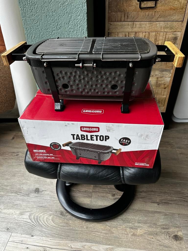 Grill Guru tafel bbq, Ophalen, Zo goed als nieuw