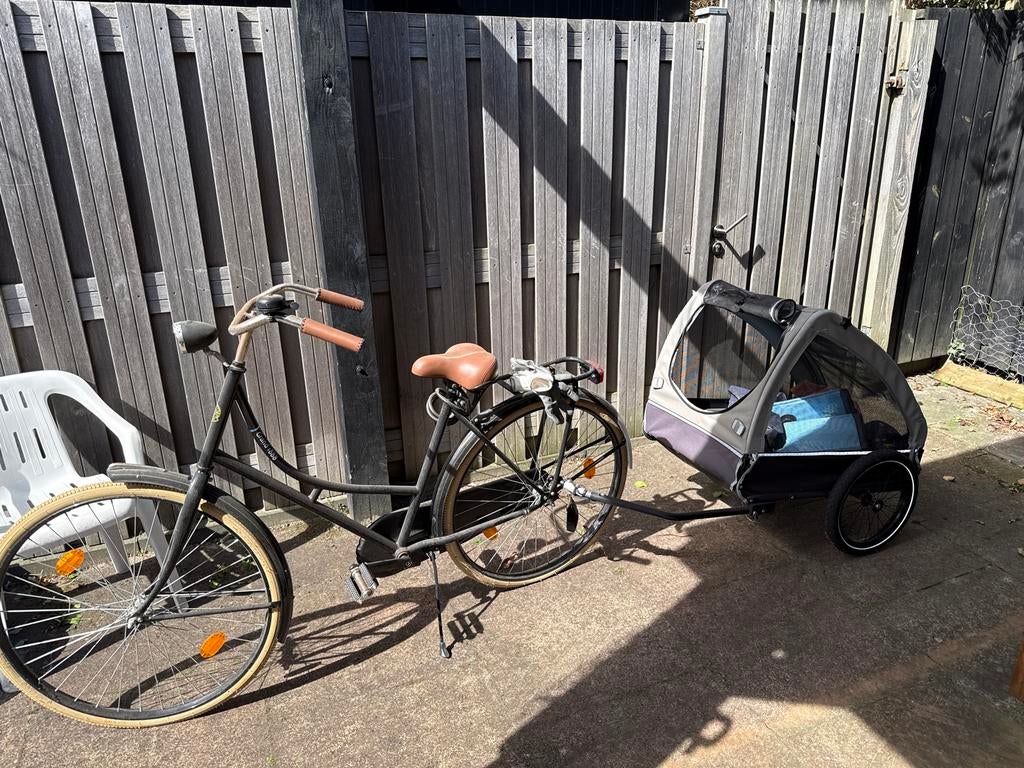 Hondenkar voor fiets, Ophalen, Gebruikt, Hondenkar, 20 tot 40 kg