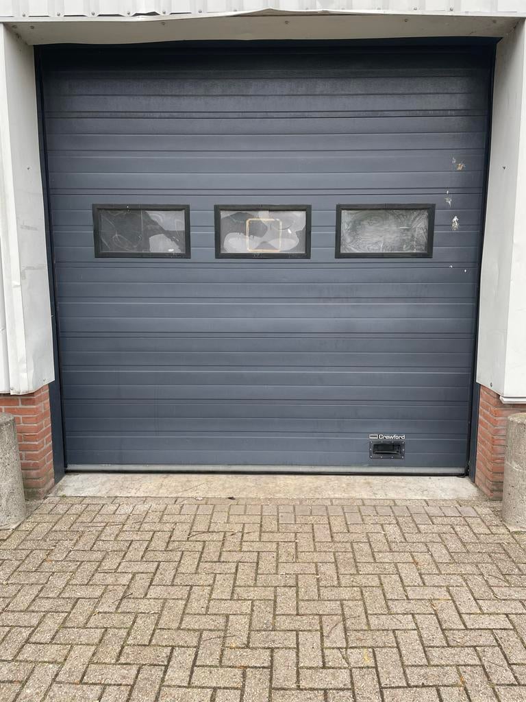 Overhead garage deur 3x3 meter crawford, Ophalen, Gebruikt, Garagedeur, Metaal