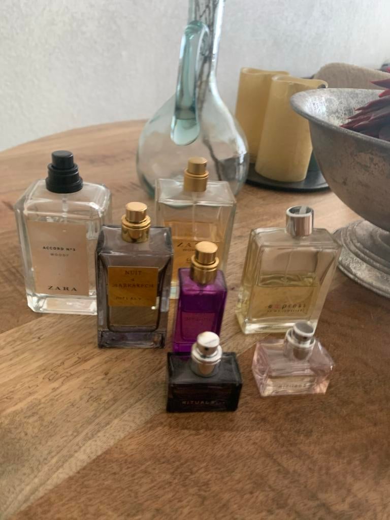 Verschillende parfums zara my jewelery en rituals, Ophalen of Verzenden, Gebruikt