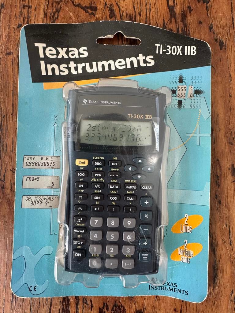 Texas Instruments TI-30X IIB nieuw in de verpakking, Diversen, Ophalen of Verzenden, Nieuw