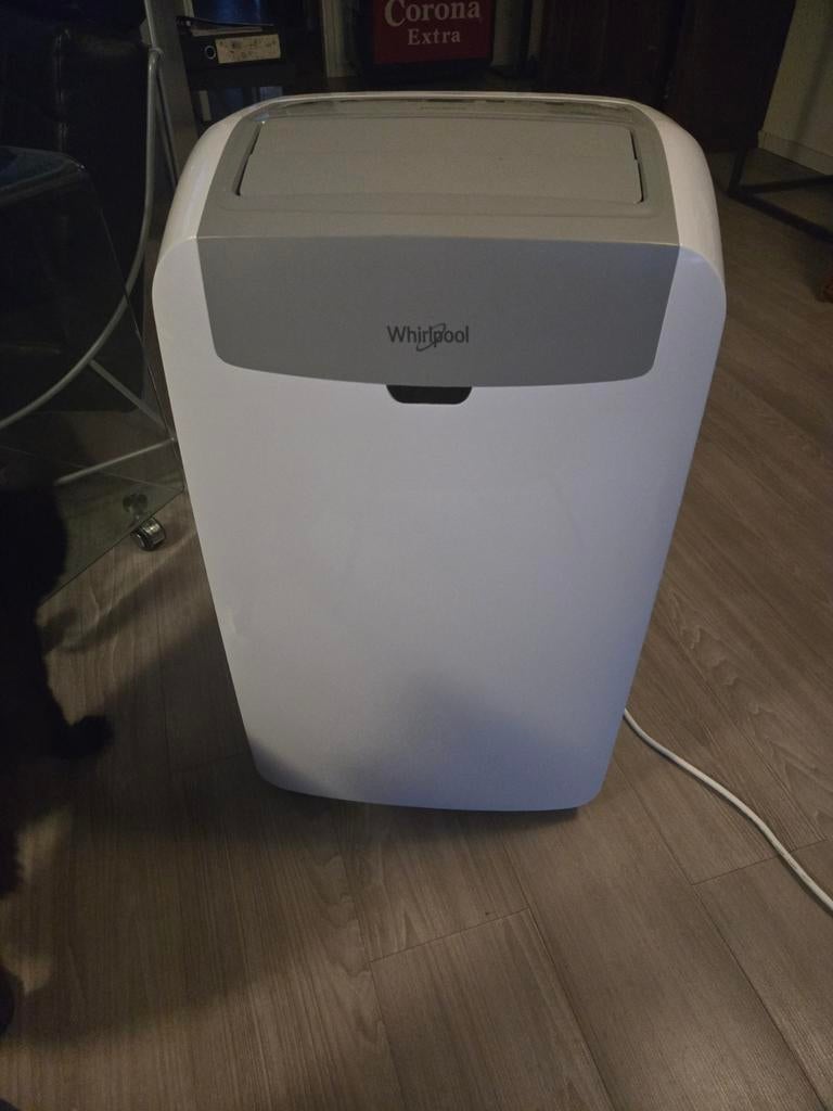 Whirlpool PACW212CO mobiele airco, Witgoed en Apparatuur, Airco's, Ophalen, Minder dan 60 m³, 3 snelheden of meer, Afstandsbediening