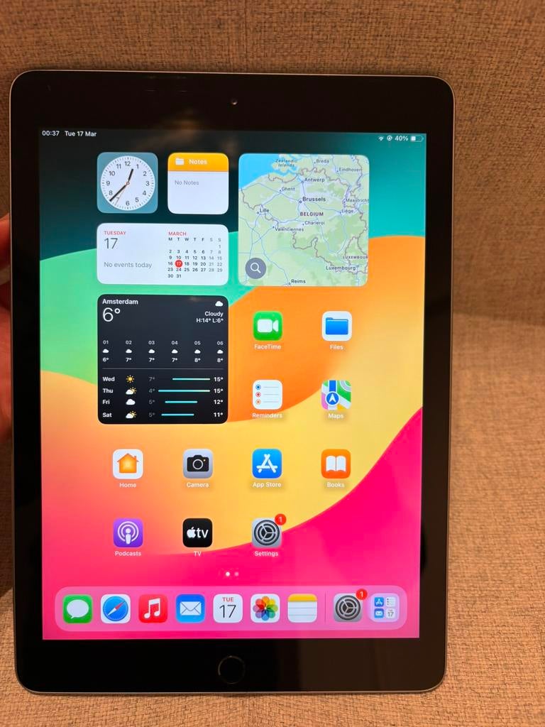 Apple iPad (2018) 6e Generatie – 128GB – Batterij (97%)!, Ophalen of Verzenden