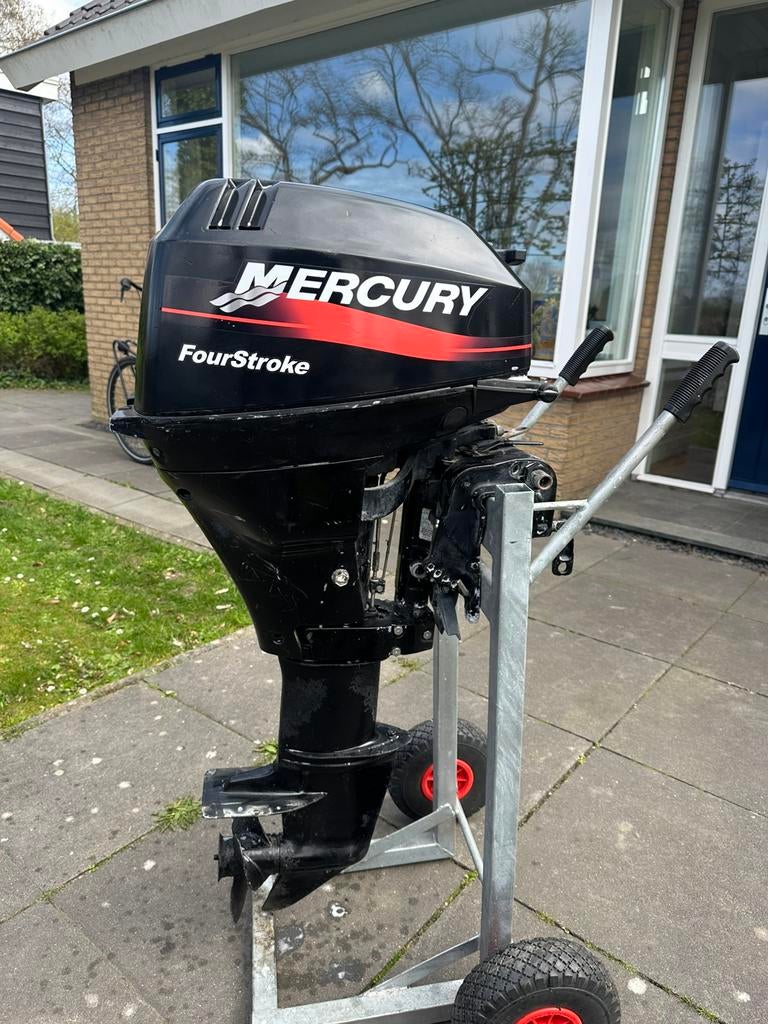 Mecury 9,9 pk 4 takt, Watersport en Boten, Ophalen of Verzenden, Zo goed als nieuw, Benzine, 5 tot 10 pk