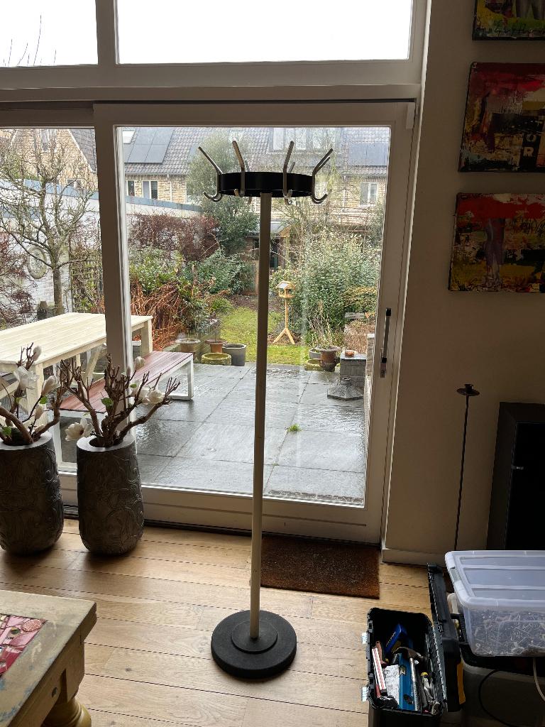 kapstok, Huis en Inrichting, Woonaccessoires | Kapstokken, Ophalen, Gebruikt, Metaal, Staande kapstok