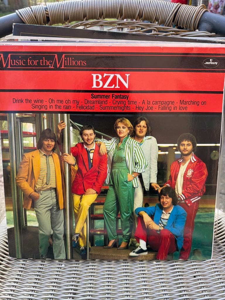 T2.  BZN - Summer Fantasy LP (Music for the Millions), Ophalen of Verzenden, 1980 tot 2000, Gebruikt, 12 inch