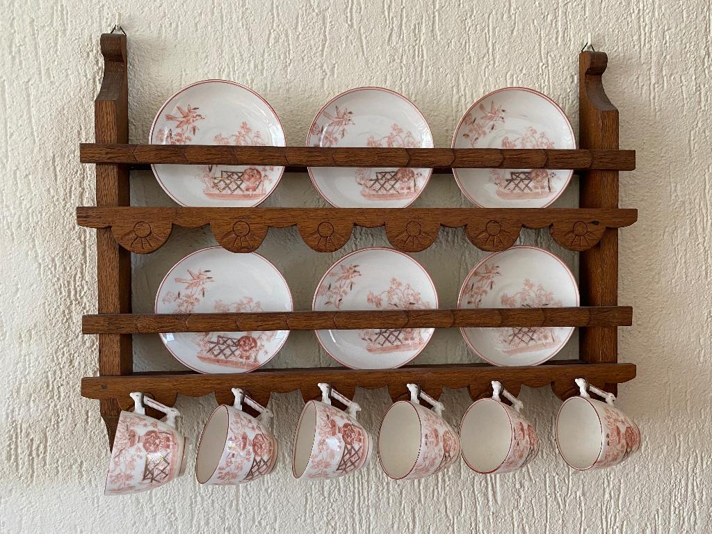 Chinese kop en schotels, Ophalen
