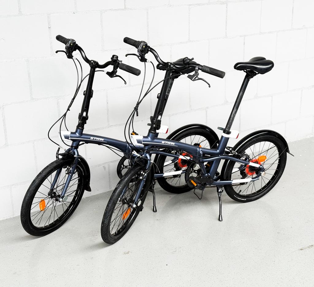 x2 Decathlon Btwin Tilt500 - Vouwfiets - 6 versnellingen 20, 20 inch of meer, Versnellingen, Zo goed als nieuw, Totaal opvouwbaar