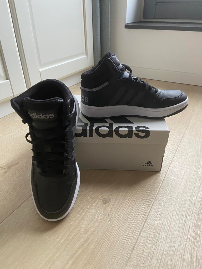 Adidas hoge sneakers hoops 3.0 mid w maat 39 1/3, Zwart, Nieuw, Ophalen of Verzenden, Sneakers of Gympen
