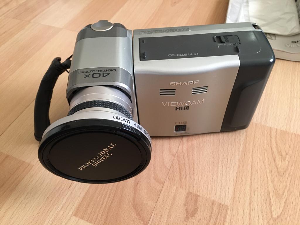 Sharp view cam hi 8 video camera, Ophalen of Verzenden