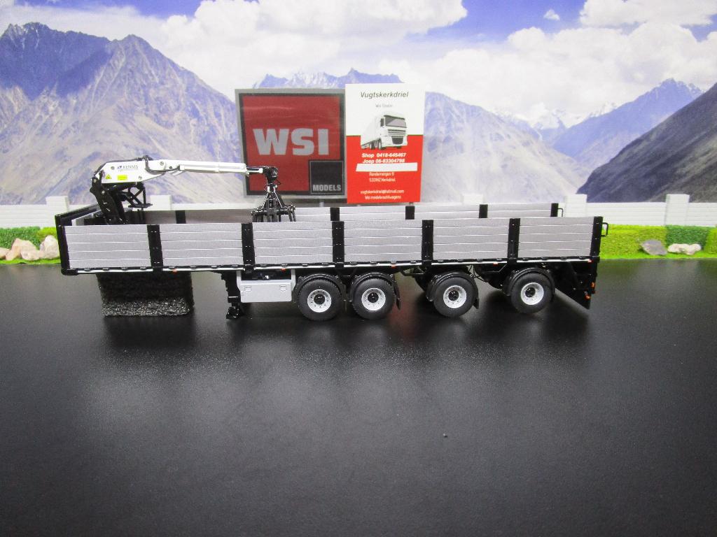 Wsi Premium Line 04-2088 , Steen Oplegger 4as., Ophalen, Nieuw, Bus of Vrachtwagen, Wsi