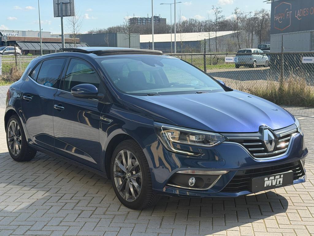 Renault Mégane 1.2 TCe Série Signature Exclusiv - Pano - B, Voorwielaandrijving, Gebruikt, 4 cilinders, Blauw