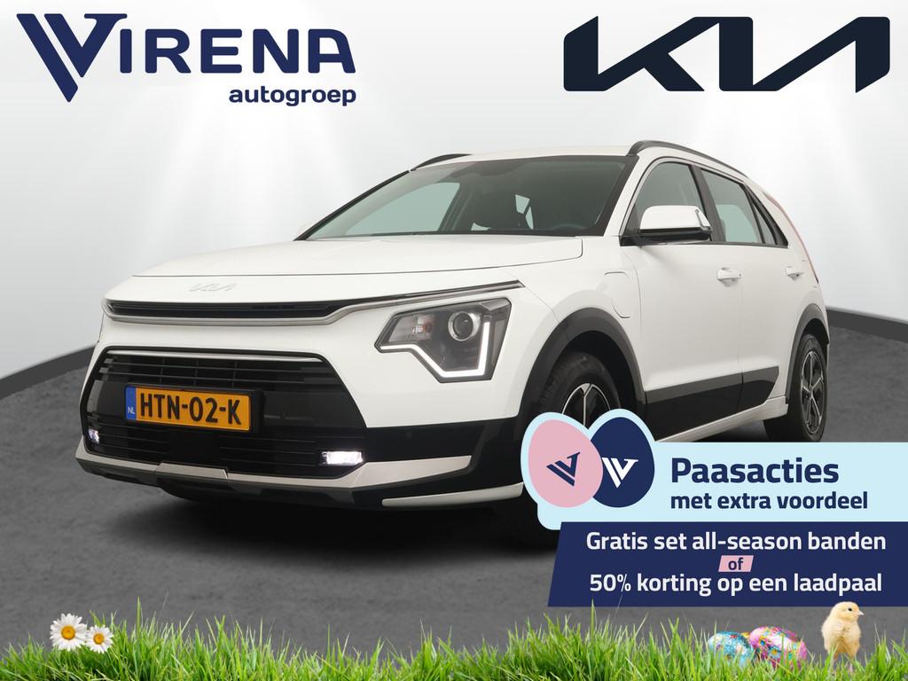 Kia Niro 1.6 GDi PHEV DynamicLine - Navigatie - Cruise Contr, Auto's, Kia, 12 maanden, Gebruikt, Leder en Stof, Wit