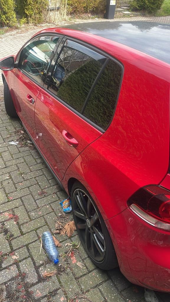 Volkswagen Golf 1.2 TSI 77KW 2010 Rood Sportiefe Look, Voorwielaandrijving, 4 cilinders, 1133 kg, 610 kg