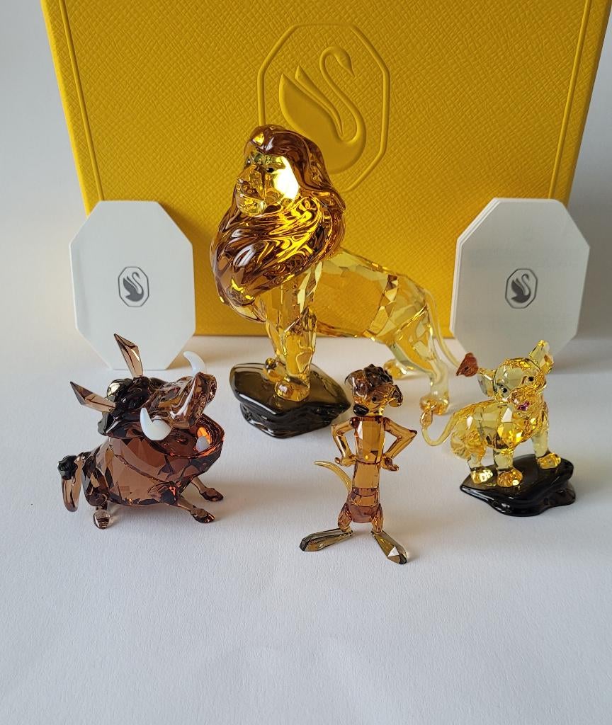 Swarovski Disney Lion King Serie Compleet. Kristallijn Shop, Swarovski@.com, Wattens, Nieuw, Ophalen of Verzenden