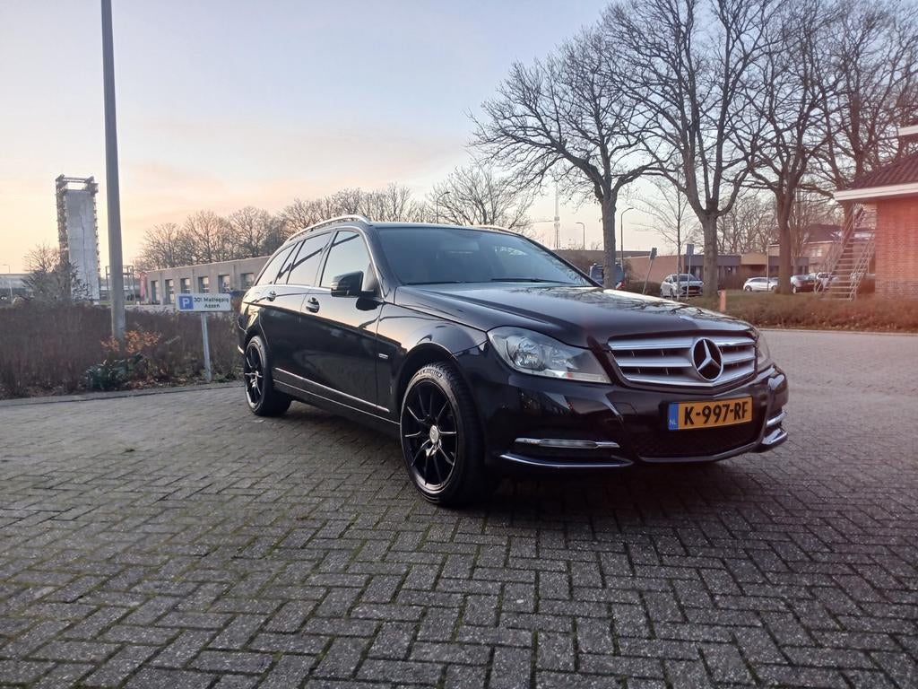 Mercedes C-Klasse |Nette staat| Automaat | Ketting V.V!, Automaat, Zwart, Zwart, Stationwagon