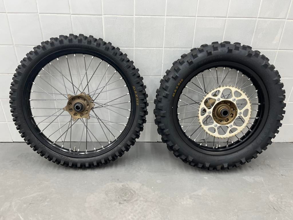 Ktm Gasgas Husqvarna wielen set 21/18 inch., Motoren, Ophalen, Gebruikt