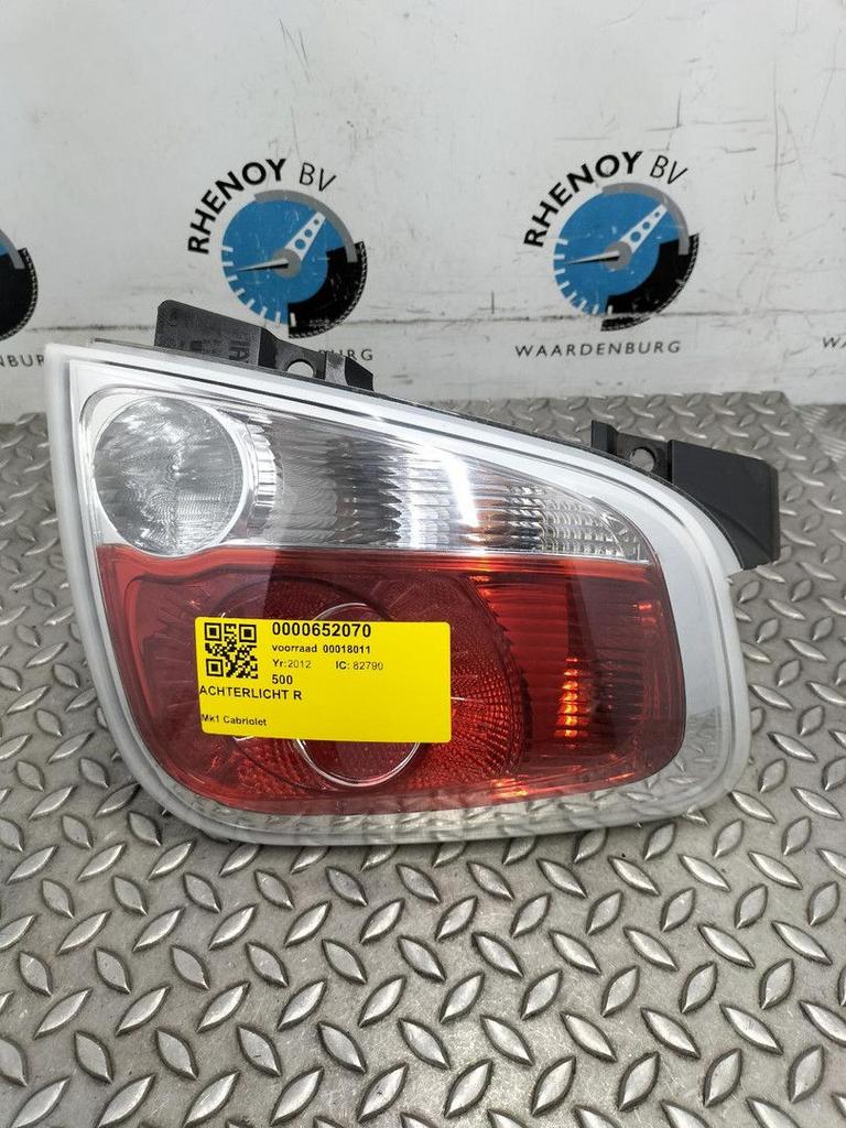 FIAT 500 312 0.9 TwinAir Lounge  ACHTERLICHT R 2012, Ophalen of Verzenden, Gebruikt, Stiba lid