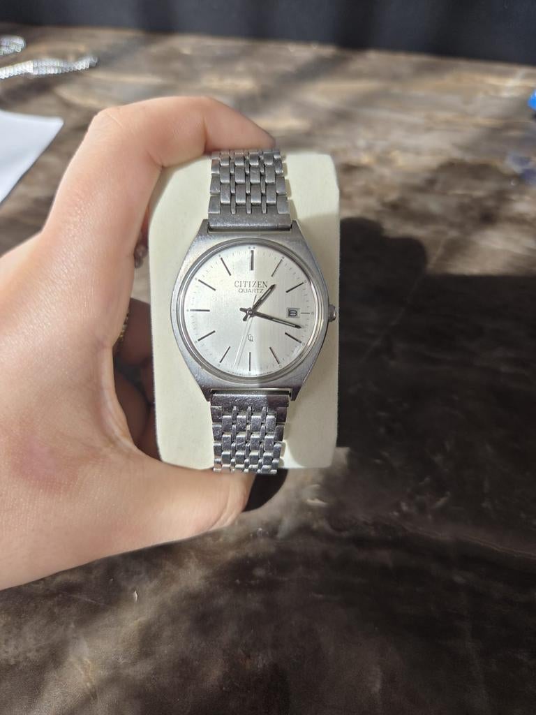 Vintage Citizen quartz horloge, Antiek en Kunst, Ophalen of Verzenden