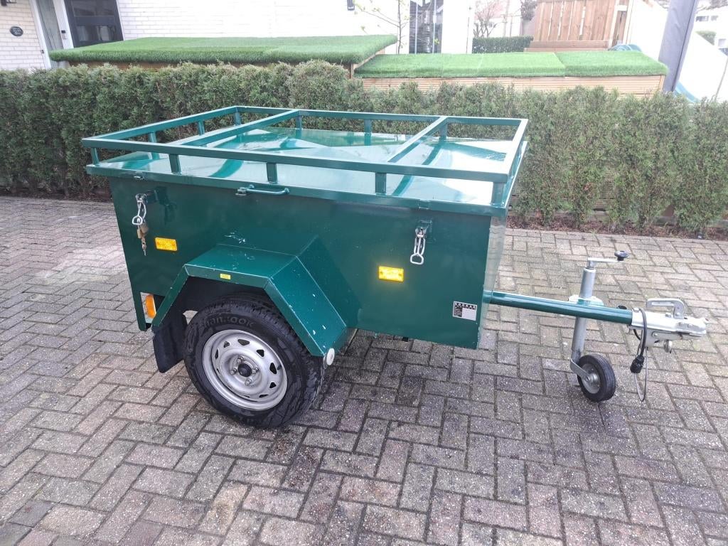 Bagagewagen Gookar groen 150x100x55, Auto diversen, Aanhangers en Bagagewagens, Ophalen, Gebruikt