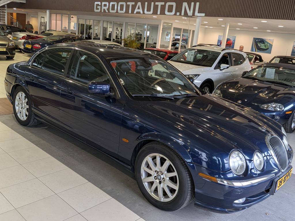 Jaguar S-Type 3.0 V6 Executive OPKNAPPER Airco, Cruise Contr, Auto's, Oldtimers, Automaat, 238 pk, Achterwielaandrijving, Zwart
