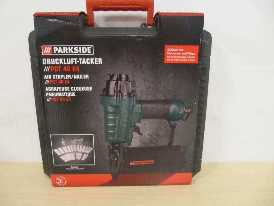 Parkside PDT 40 E4 Druk-lucht tacker nieuw, Nsns, Ss, Nieuw, Ophalen of Verzenden