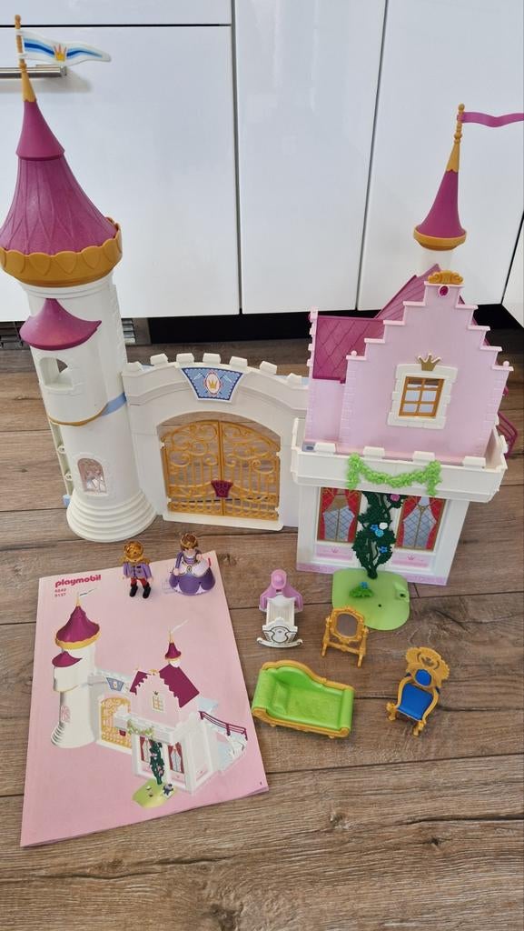 Prinsessen kasteel Playmobil, Kinderen en Baby's, Speelgoed | Playmobil, Ophalen of Verzenden, Zo goed als nieuw, Complete set