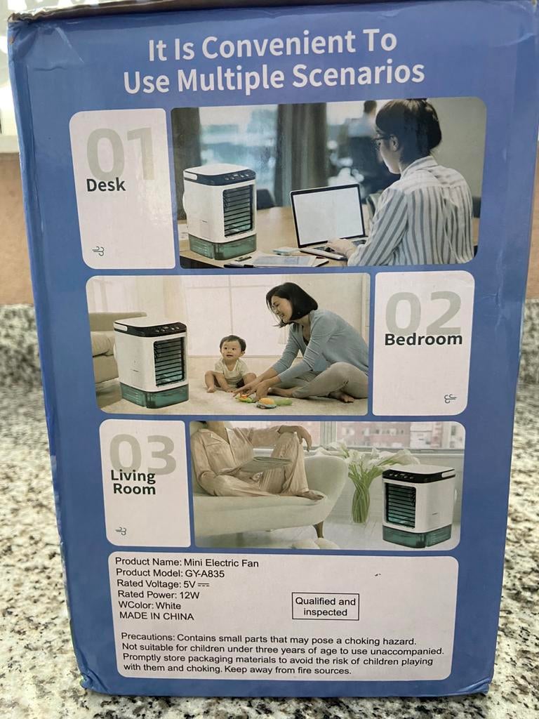 Mini airco cooler, Ophalen of Verzenden, Nieuw