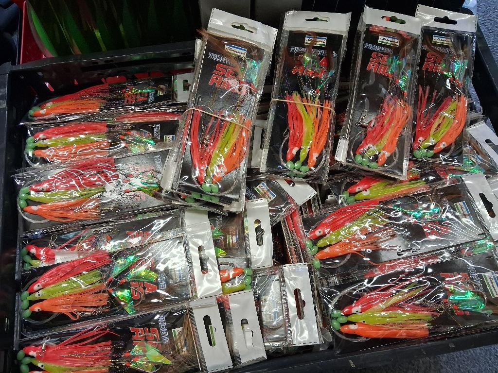 Octopus-onderlijnen (3-haaks) Wrakken/Noorwegen..., Tinstraat, Shakespeare, Nieuw, Ophalen of Verzenden