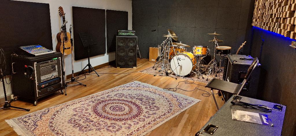 Akoestische panelen 60x60 cm voor Studio Horeca, Doe-het-zelf en Verbouw, Platen en Panelen, Ophalen, Gebruikt, Betonplex, 20 tot 50 mm