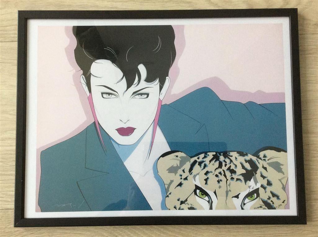 PATRICK NAGEL 80s Pop Art kunst Poster in Lijst #5, Ophalen of Verzenden, Nieuw, A1 t/m A3, Film en Tv