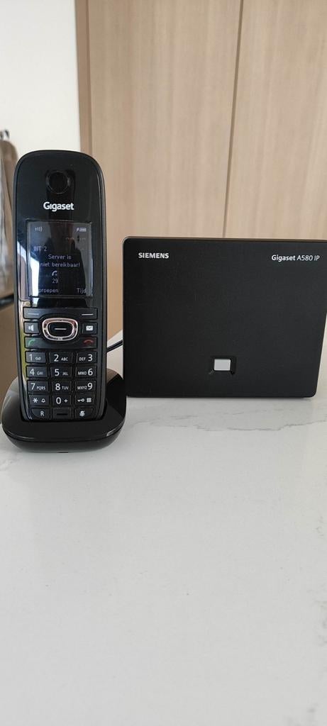 Siemens Gigaset handset C59H en VoIP basisstation A580 IP, Telecommunicatie, Vaste telefoons | Handsets en Draadloos, Ophalen