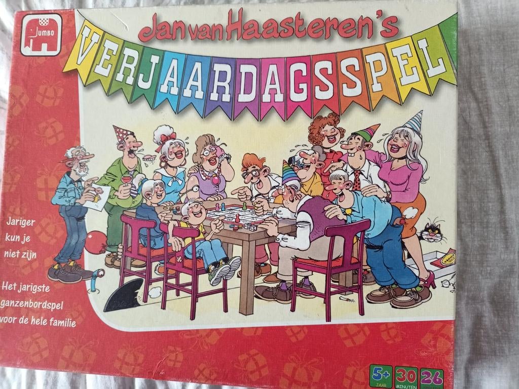 JAN VAN HAASTEREN VERJAARDAGSSPEL, Ophalen of Verzenden