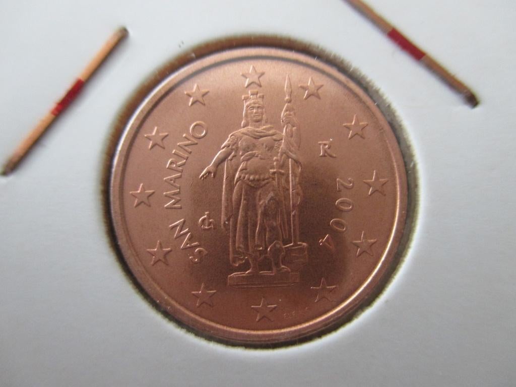 San Marino 2 cent 2004 unc, Postzegels en Munten, Munten | Europa | Euromunten, Ophalen of Verzenden, San Marino, 2 cent, Losse munt