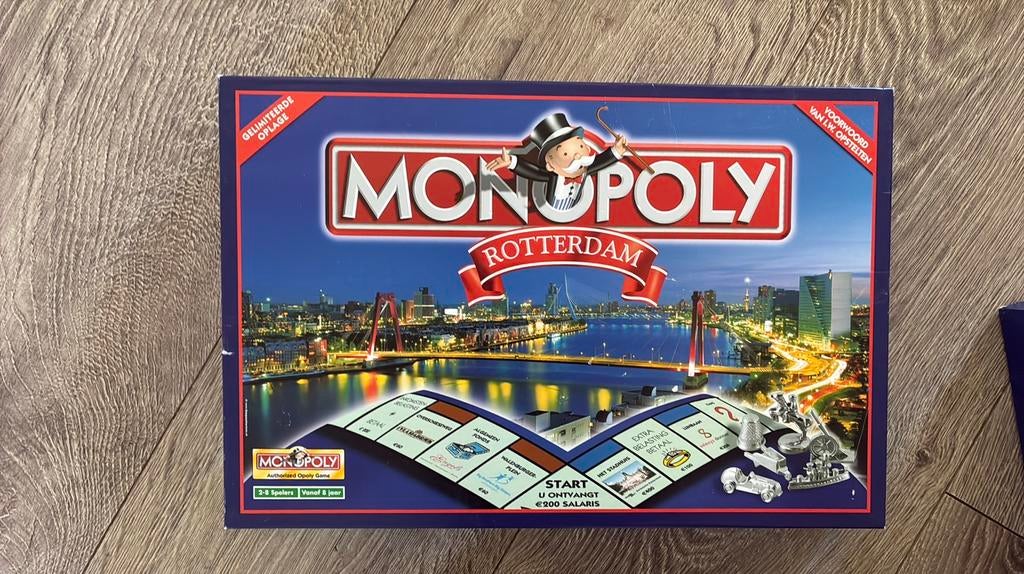Monopoly Rotterdam, Ophalen of Verzenden, Zo goed als nieuw