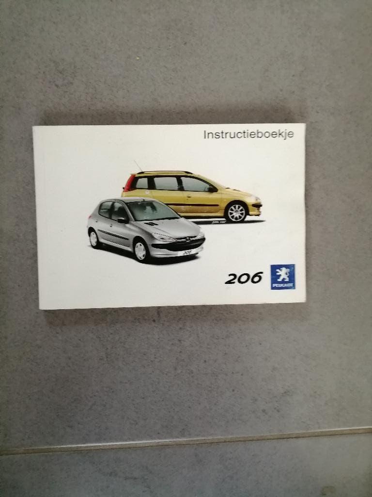 Gebruikershandleiding PEUGEOT 206 (3drs-5drs-sw) 1998/2006, Ophalen of Verzenden