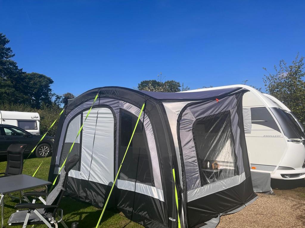 Obelink  opblaasbare caravanluifel, Caravans en Kamperen, Caravan accessoires, Ophalen of Verzenden, Zo goed als nieuw