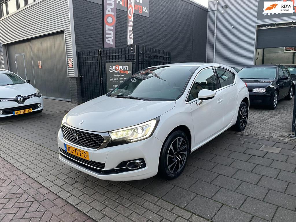 DS 4 Crossback 1.2 PureTech Business Trekhaak Airco Navi NAP, Gebruikt, 1199 cc, Leder en Stof, Wit