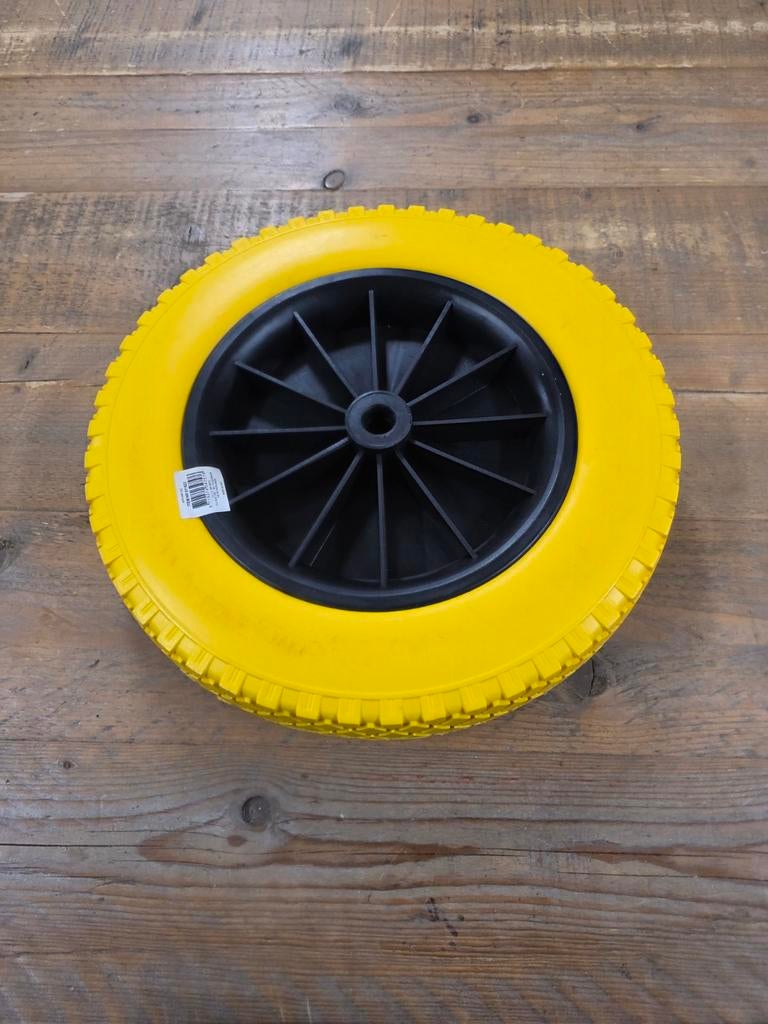 Antilek Kruiwagenwiel - Geel, Ophalen of Verzenden