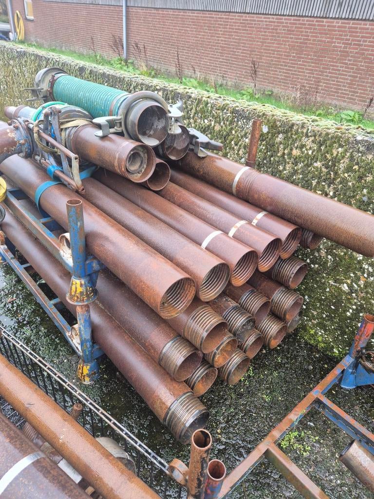 Boorbuizen, pulsbuizen 200cm, schroefbaar, 15cm doorsnede, Ophalen of Verzenden