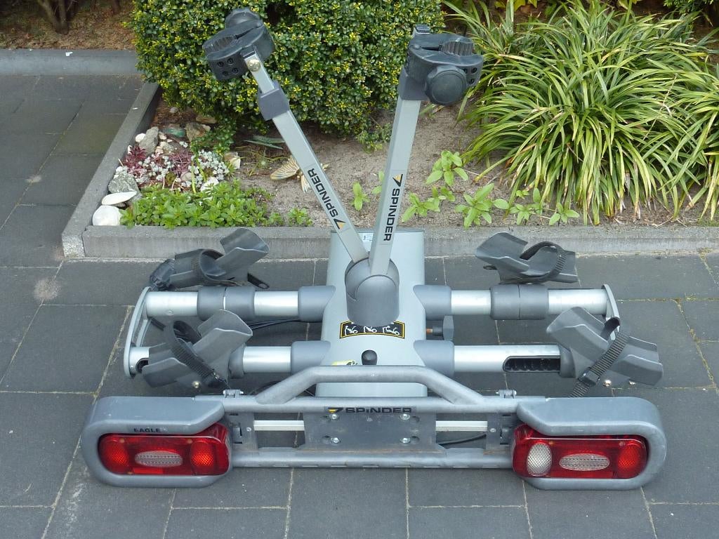 fietsendrager Spinder Eagle voor 2 elektische fietsen, Auto diversen, Fietsendragers, Ophalen, Gebruikt, Elektrische fiets, 2 fietsen