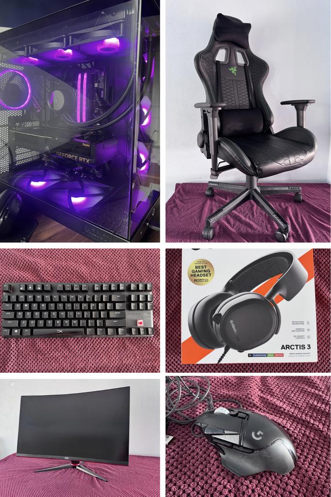 COMPLETE GAMING SETUP | High end gaming pc!, 32 GB, Nieuw, Gaming, SSD