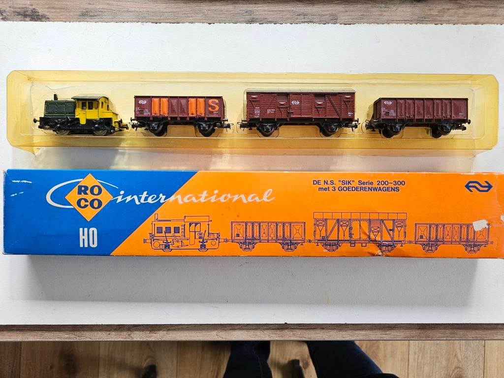 Modeltrein Ho roco 4028 NS set sik , wagons zgan, Gelijkstroom, Wagon, Ophalen of Verzenden, Roco
