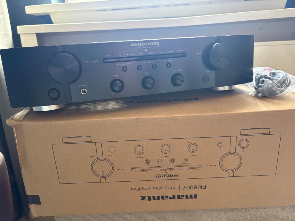 Versterker Marantz PM6007 Zwart, Ophalen of Verzenden, Nieuw, 120 watt of meer, Marantz