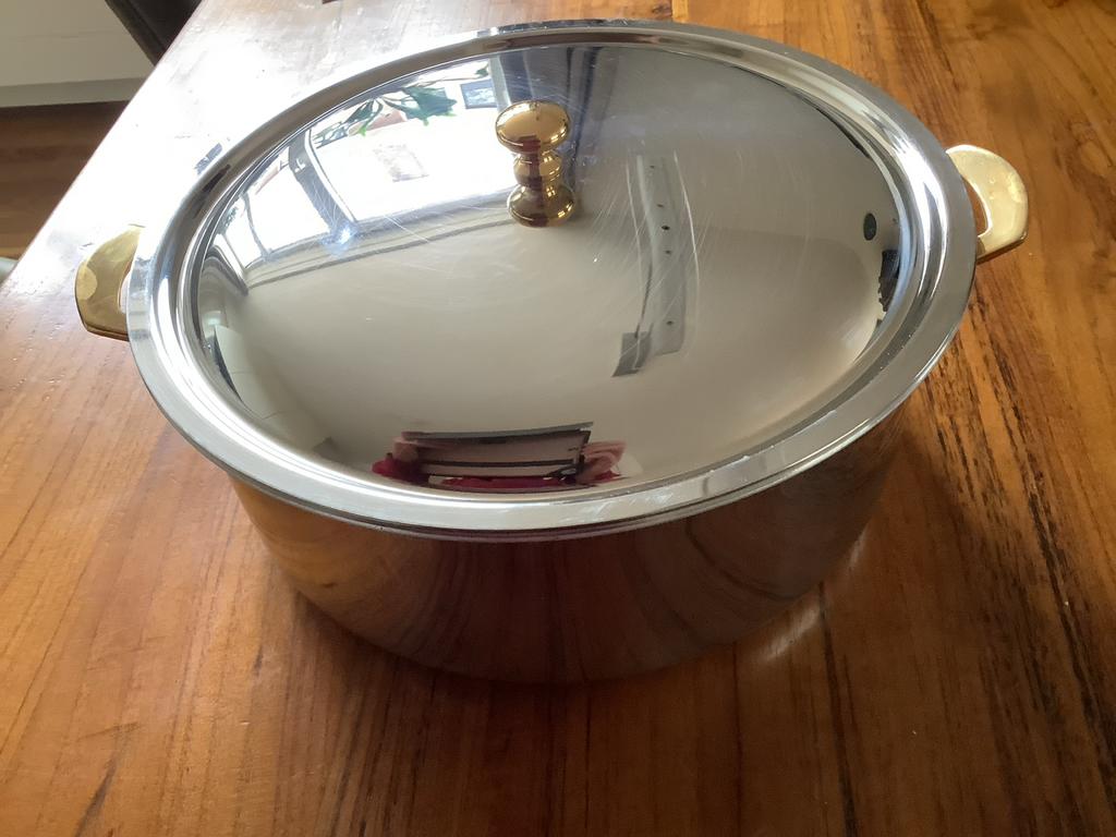 SPRING Aluminium Kook/Soeppan met Deksel - 28 cm, Keramische plaat, Ophalen, Kookpan of Snelkookpan, Nieuw