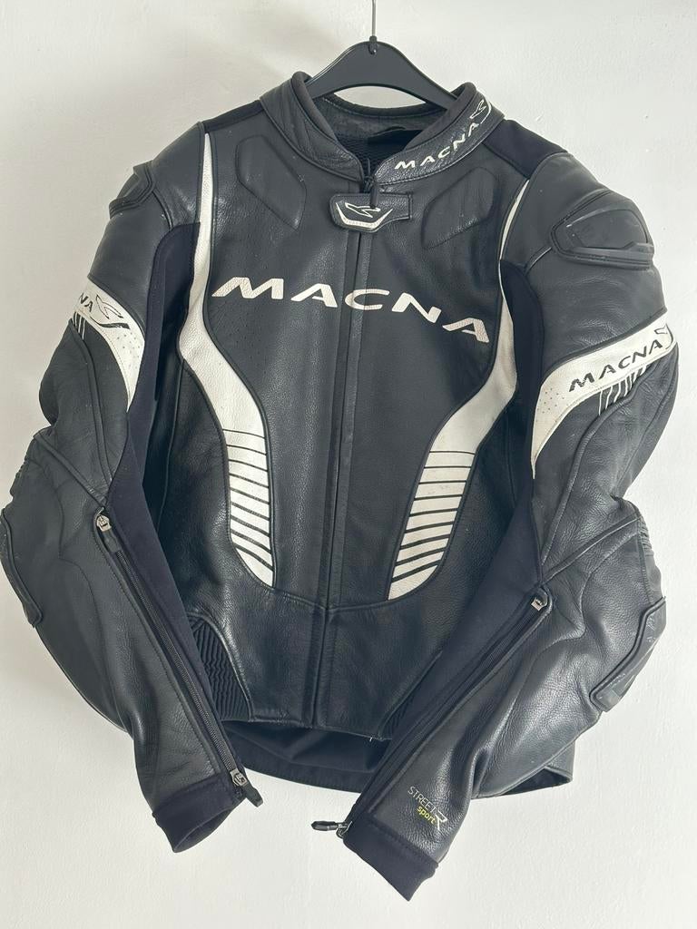 Leder motorpak - tweedelig - Macna, Motoren, Ophalen, Tweedehands, Heren, Combipak