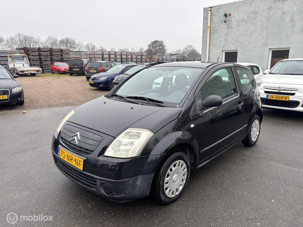 Citroen C2 1.1i Ligne Ambiance nette auto, Voorwielaandrijving, 450 kg, 31 €/maand, 4 cilinders