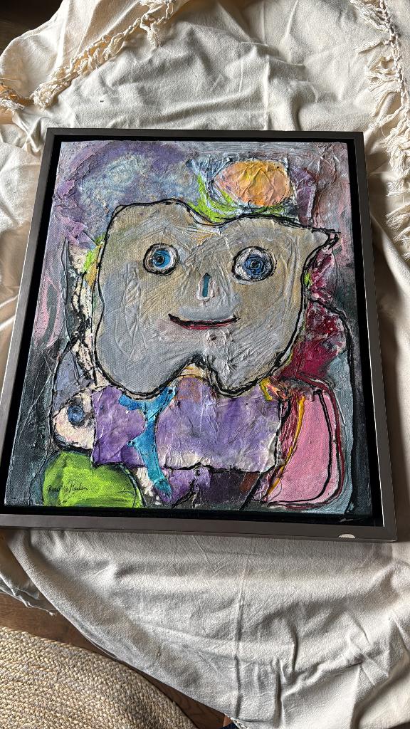 Schilderij René van der Meulen, Antiek en Kunst, Kunst | Schilderijen | Klassiek, Ophalen