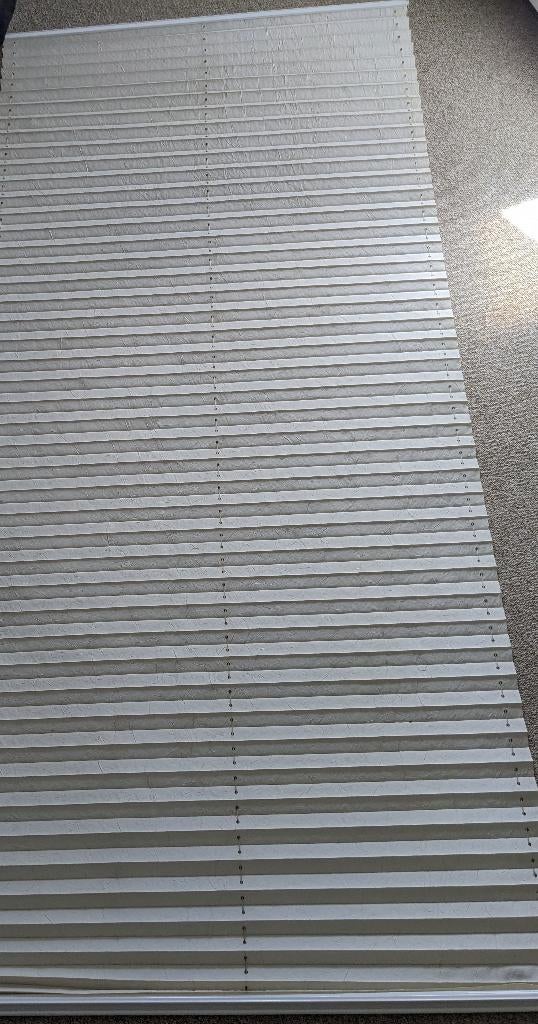 Plissè 70 cm breed, Ophalen, Gebruikt, 50 tot 100 cm, Crème